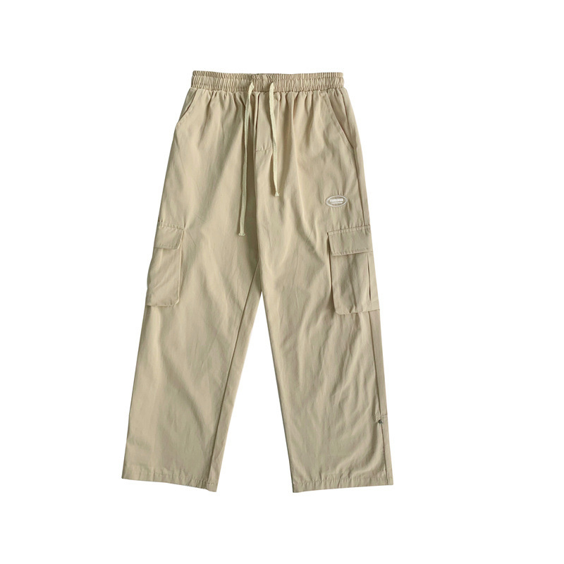 Wide Leg Casual Style Cargo Pants Mens Wholesale Customization