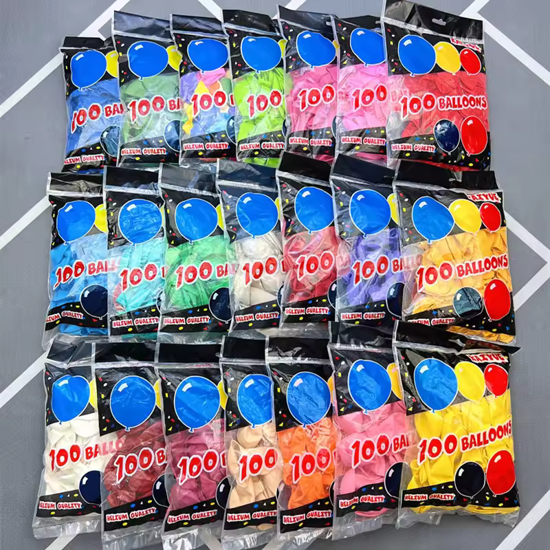 Factory Direct 2.8g 100pcs Packing Latex Balloons For Birthdays Decorations Wholesale