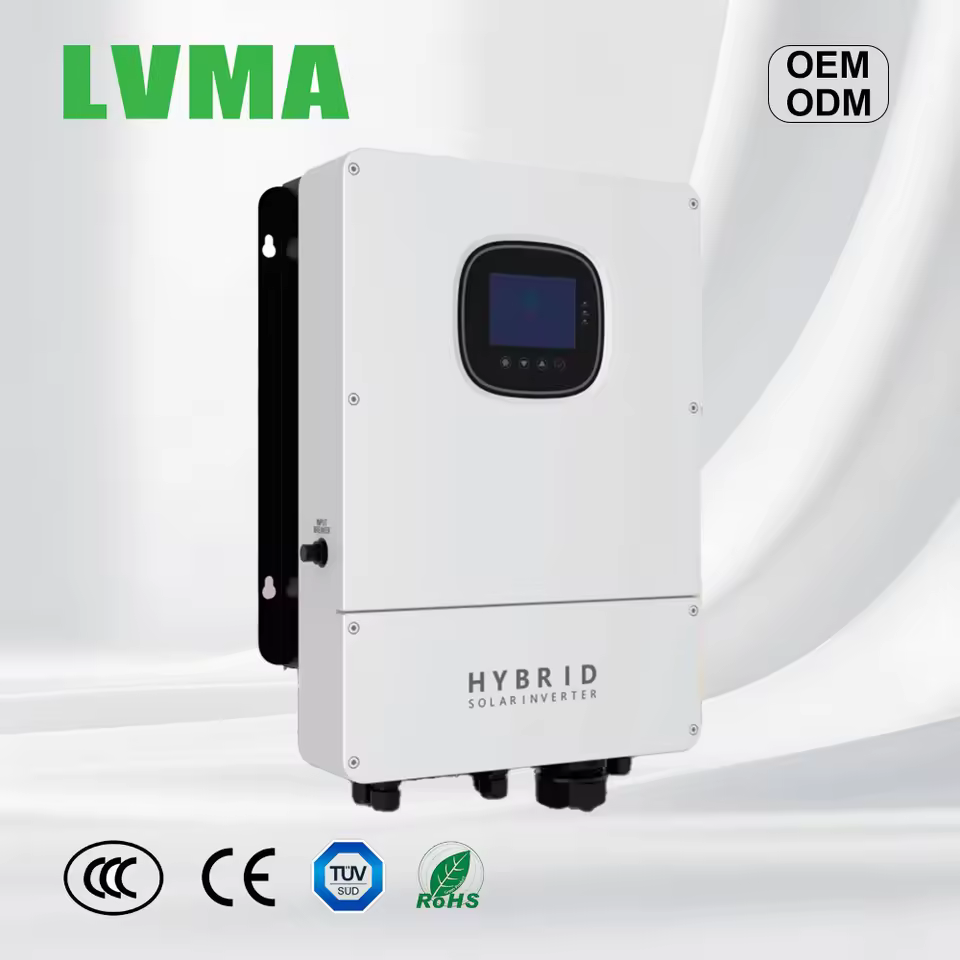 Lvma Us Version R8klna Split Phase 40a 60a 80a 160a 200a Solar Power Inverters 110/120vac Hybrid Inverter For Home Use