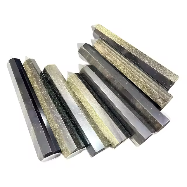 Alakik Crystals Universal Export Golden Sheen Obsidian Obelisk Carved Metaphysical Crystal Wholesale From India