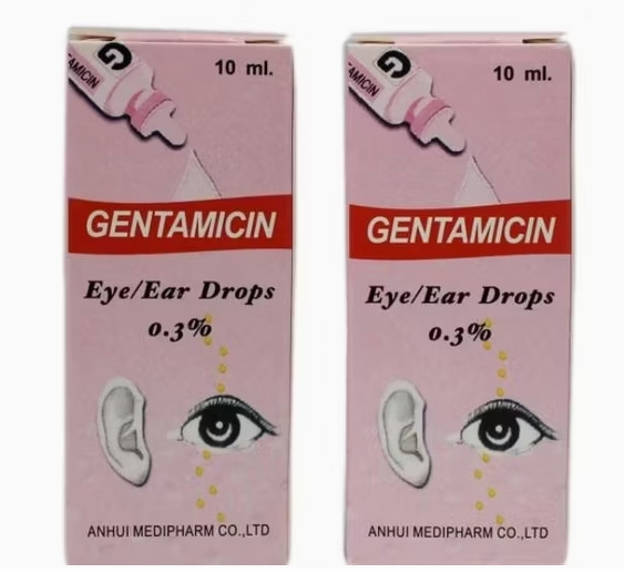 The Antibacterial Gentamicin Eye Ear Drop 0.3%, 10ml with GMP