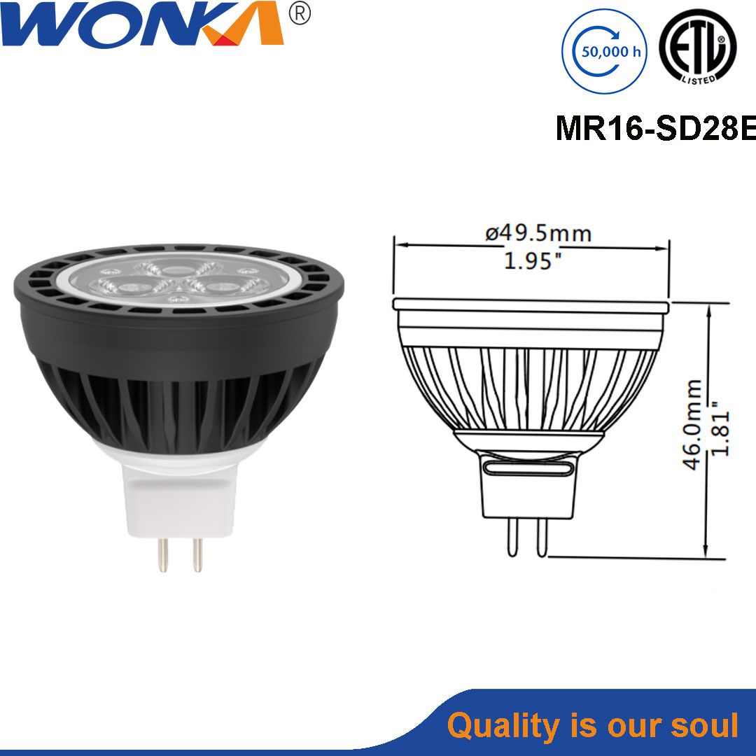 High Quality Outdoor Landscape LED 5W MR16 Lighting Spotlight with ETL Certificated