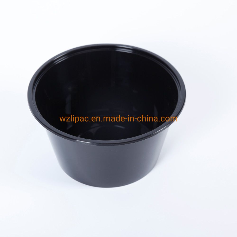 Pressure-Resistant Takeaway Disposable PP Plastic Packaging Round Lunch Box Manufacturer