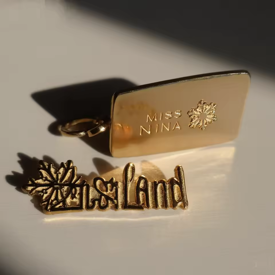 Hardware Diy Accessories Alloy Decorative Clasp & Metal Brand Name Logo Tag Buckle & Labels