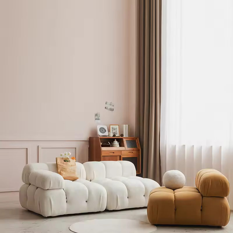 Ready To Ship Modern I Shape Sofa Furniture Living Room Sofas For Home Hotel Villa