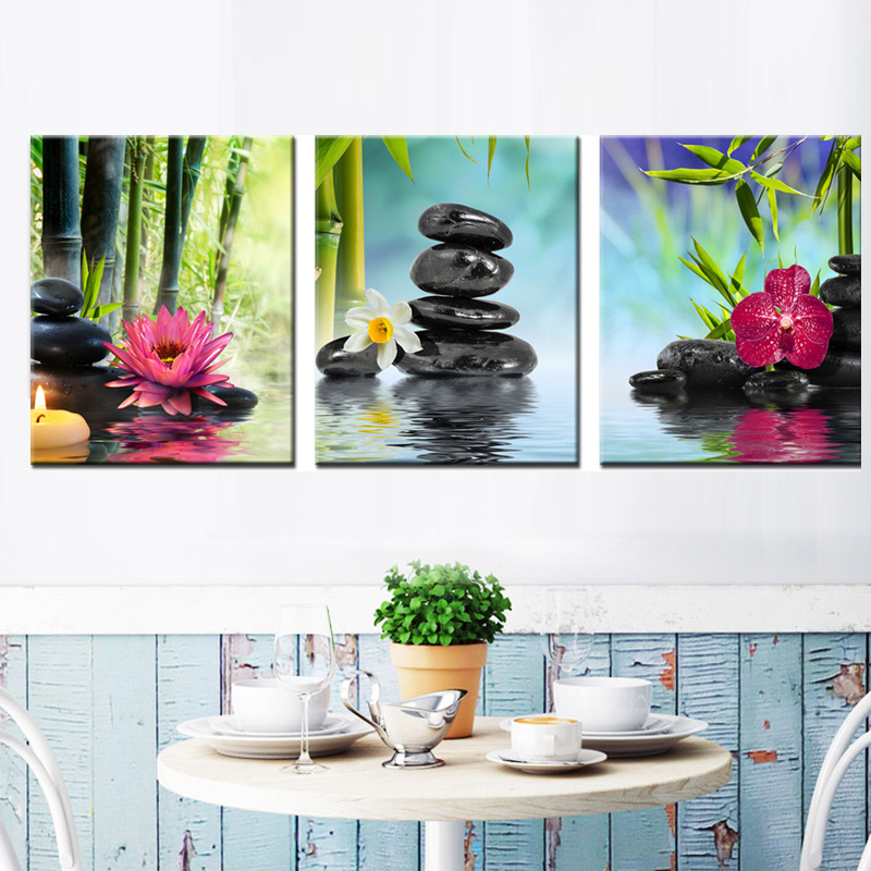 Hot Sale High Quality Decorative Wall Art Floral Design Canvas Painting