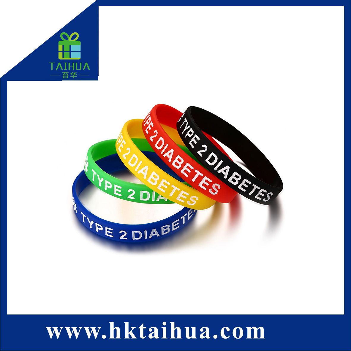 Factory Direct Stand Sale Color Printed Silicone Bracelets