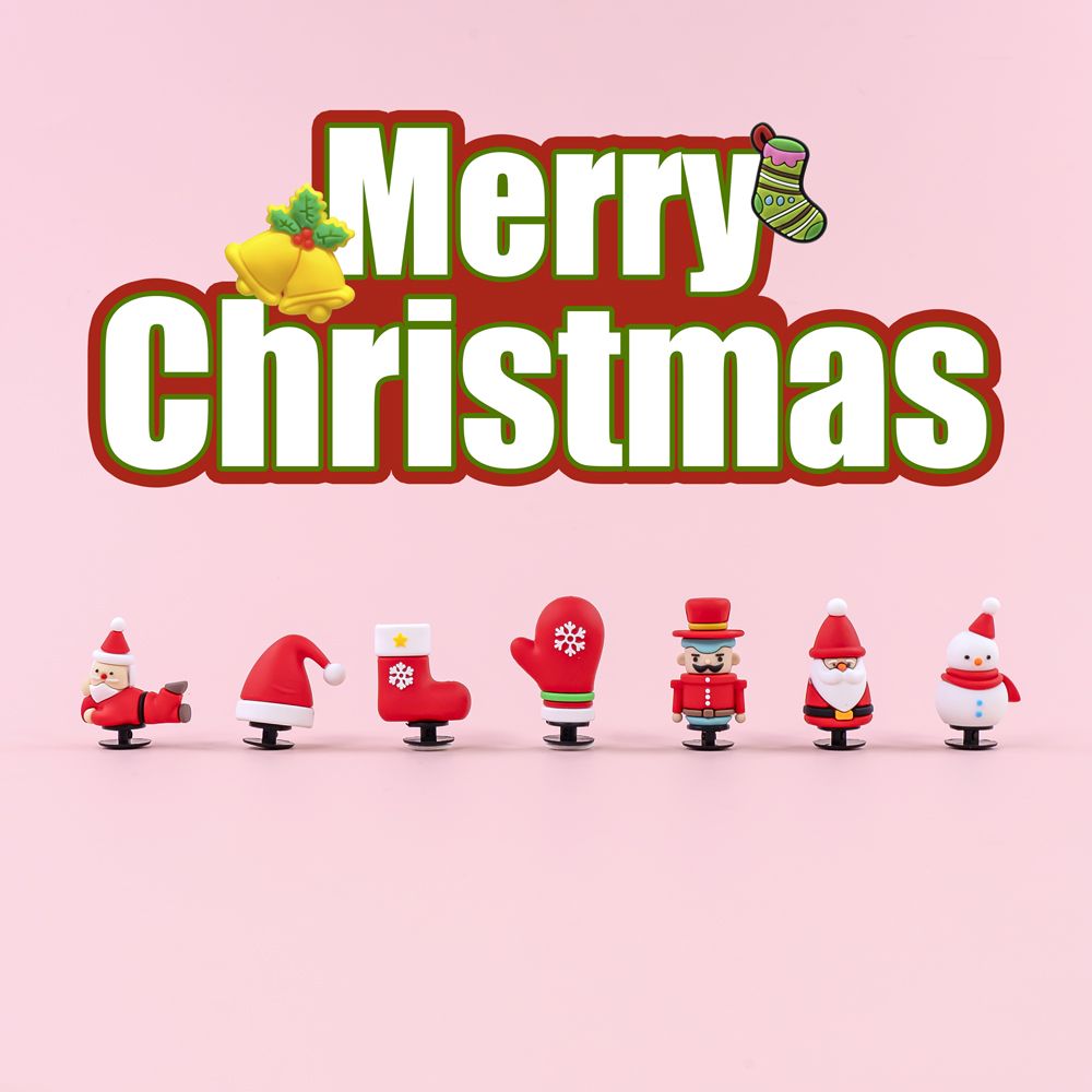 Hot Sale Rainbow Balloon Dog Animal Expression Candy Shoe Charm Accessories Wholesale Christmas Halloween Decor 3D Shoe Charm