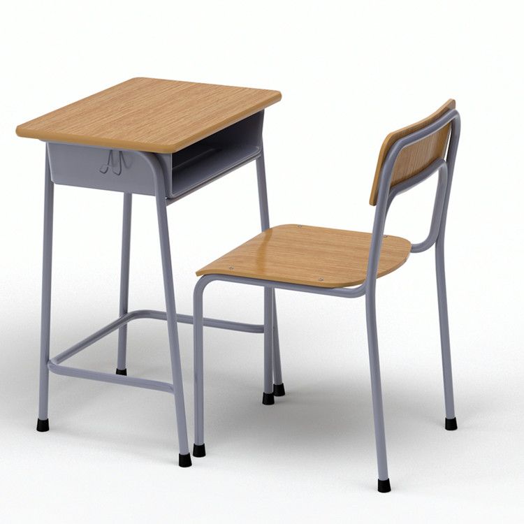 Cheap Middle High School Furniture Kid Classroom Children Student Wooden Desk Chair
