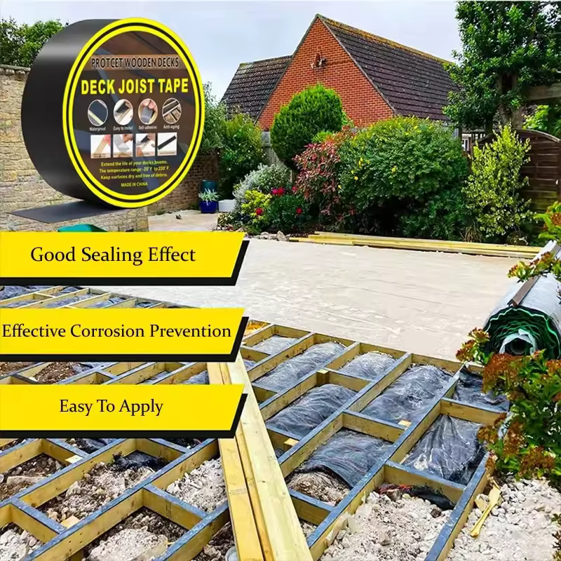 Oem 5cm X 50ft Self Adhesive Waterproof Beams Board Butyl Protective Deck Butyl Joist Tape