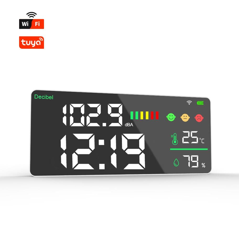 Latest Home Office Use Wall Mounted Sound Level Decibel Meter WiFi Noise Meter