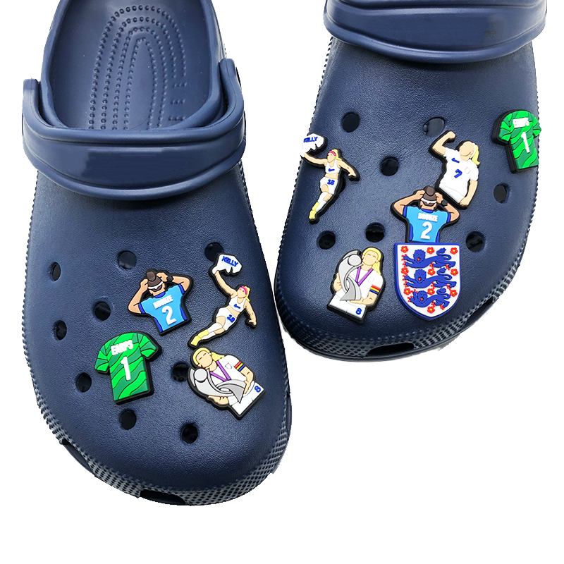 2024 New Arrival England Women's National Football Team Shoes Accessories Wholesale the Lionesses Shoes Charm