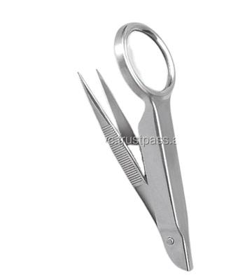 Stainless Steel Eyelash Tweezers Private Label Professional Cheap Manicure And Pedicure Portable Makeup Beauty Tools