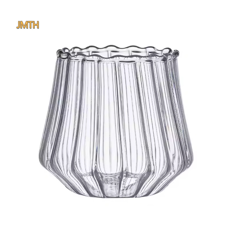 Vertical Stripes Anti-Fall Whisky Glass Manufacturers Wholesale High Quality Whisky Wine Glass Mug Cup