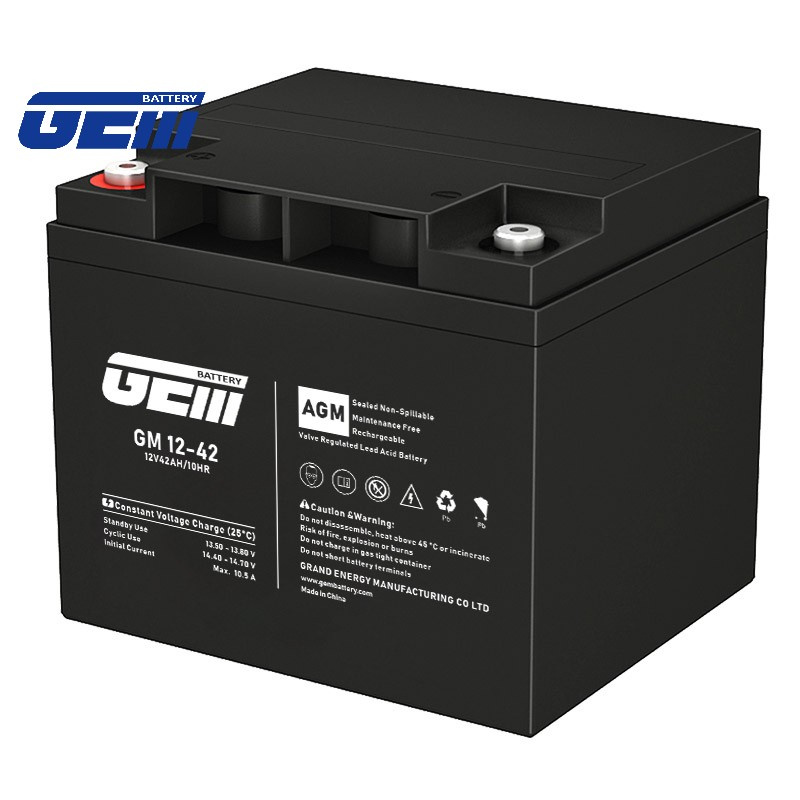 Manufacturer VRLA Lead-Acid 12V 38ah Gel Battery for Emergency Lighting/Power Storage/Solar System