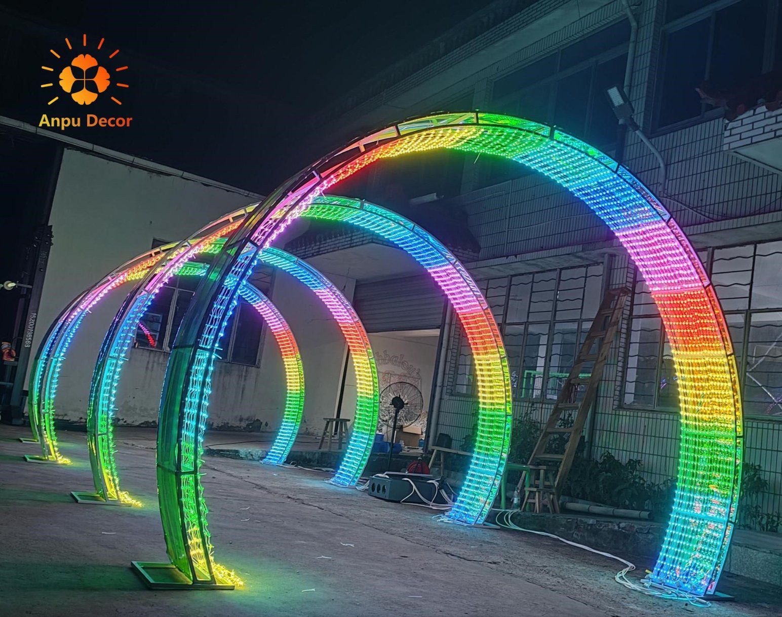 Pixel LED Tunnel Lighting Waterproof Outdoor LED Fairy Colored Decorative Tunnel Lights