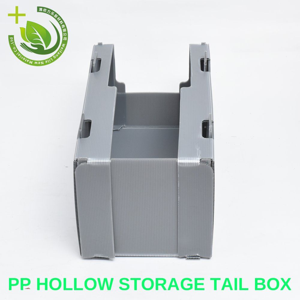 Premium Quality Warehouse Storage Shelf Plastic Boxes Stackable Largest Durable PP Picking Correx Bins for Storage