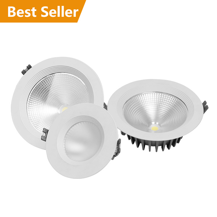 Allway Best Selling Modern Power Ceiling Pot Lamp Recessed Hotel Mall Home COB LED Down Light