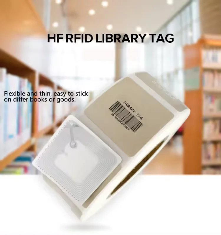 Inventory RFID Library Electronic Tag Passive RFID UHF Books Sticker Label