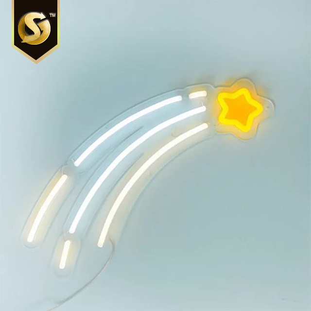Factory Direct Neon Acrylic Colorful Bright Luminous 3D LED Star Neon Light Letters Sign