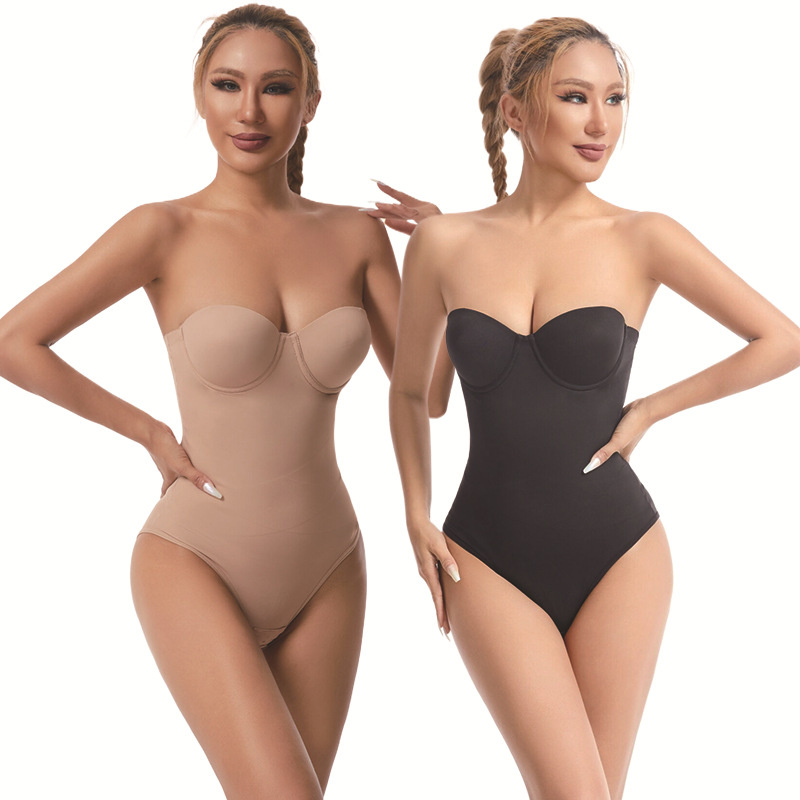 Elegant Strapless Shapewear Bodysuit Perfect for Formal Occasions