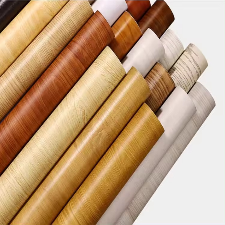Livinyl Hot Selling PVC Wood Texture Foil Vacuum Press PVC Decoration Film Foil Furniture Vinyl for MDF