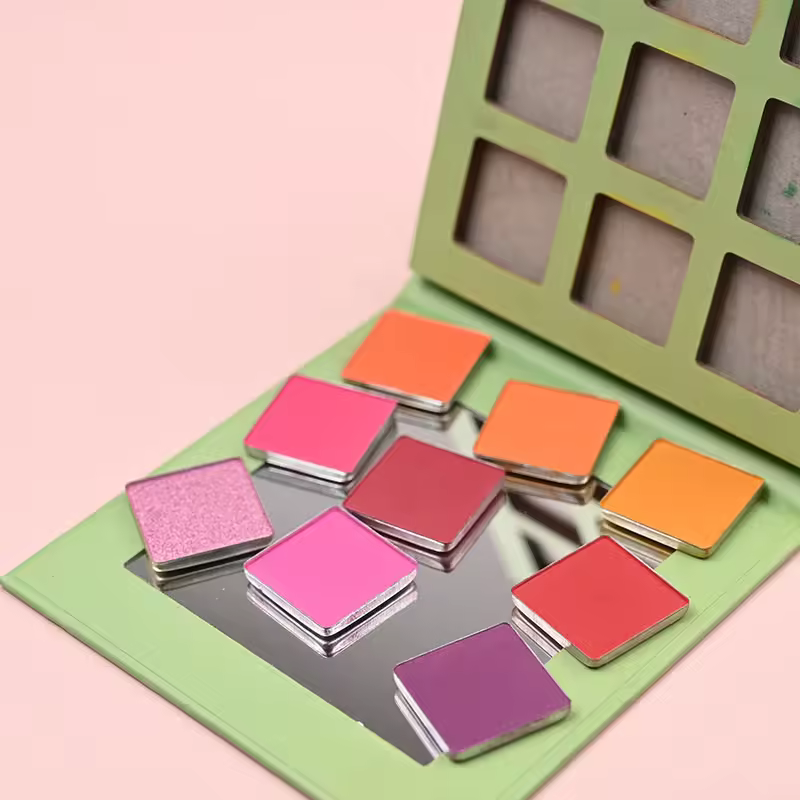 Eyeshadow Palette Shimmer Matte Fixed Palette Latest Square 9 23mm Colors Eye Shades Vegan Makeup