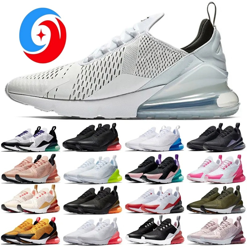 Got Designer 270 Running Shoes 27c Men's and Women's Athletic Shoes Triple White Black Navy Blue Casual Shoes Outdoor Walking Shoes