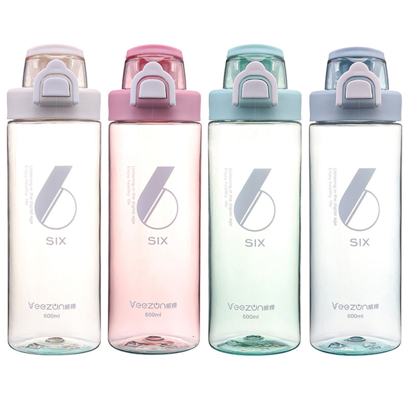 2025 New Direct 600ml Sport Plastic Water Bottle Direct Classic Outdoor Style Adults' Cheap Price Capacity