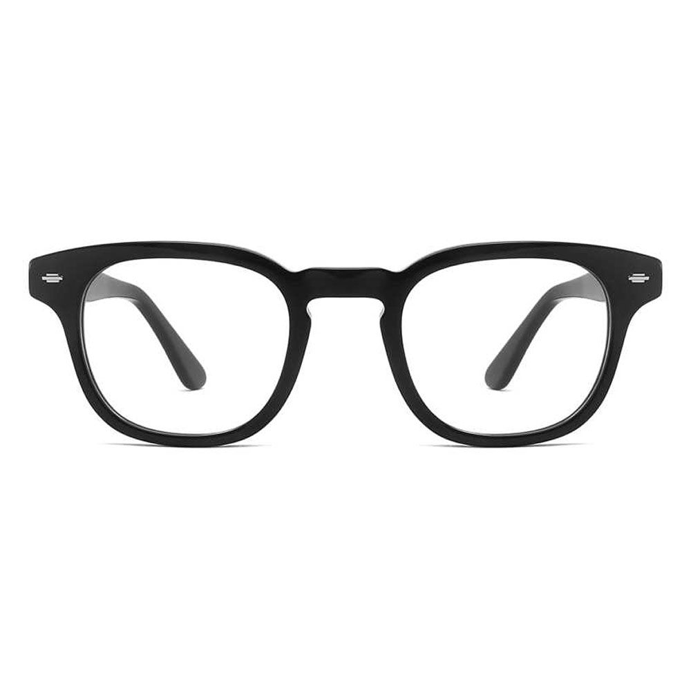 Va-4525 Square-Frame Eyeglasses Features a Sleek Acetate Construction with a Subtle Matte Finish