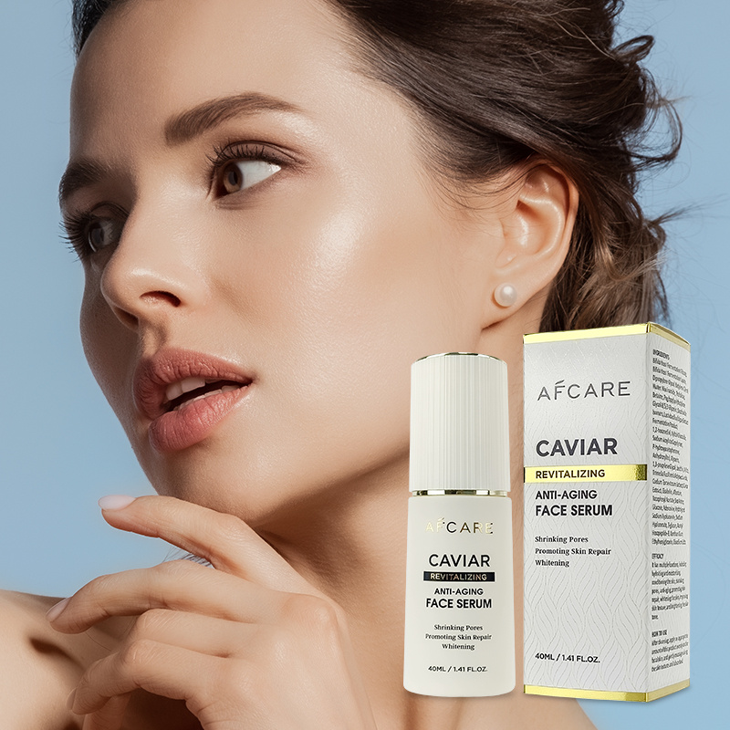 Pore Shrinking and Caviar & Niacinamide Organic Collagen Face Serums