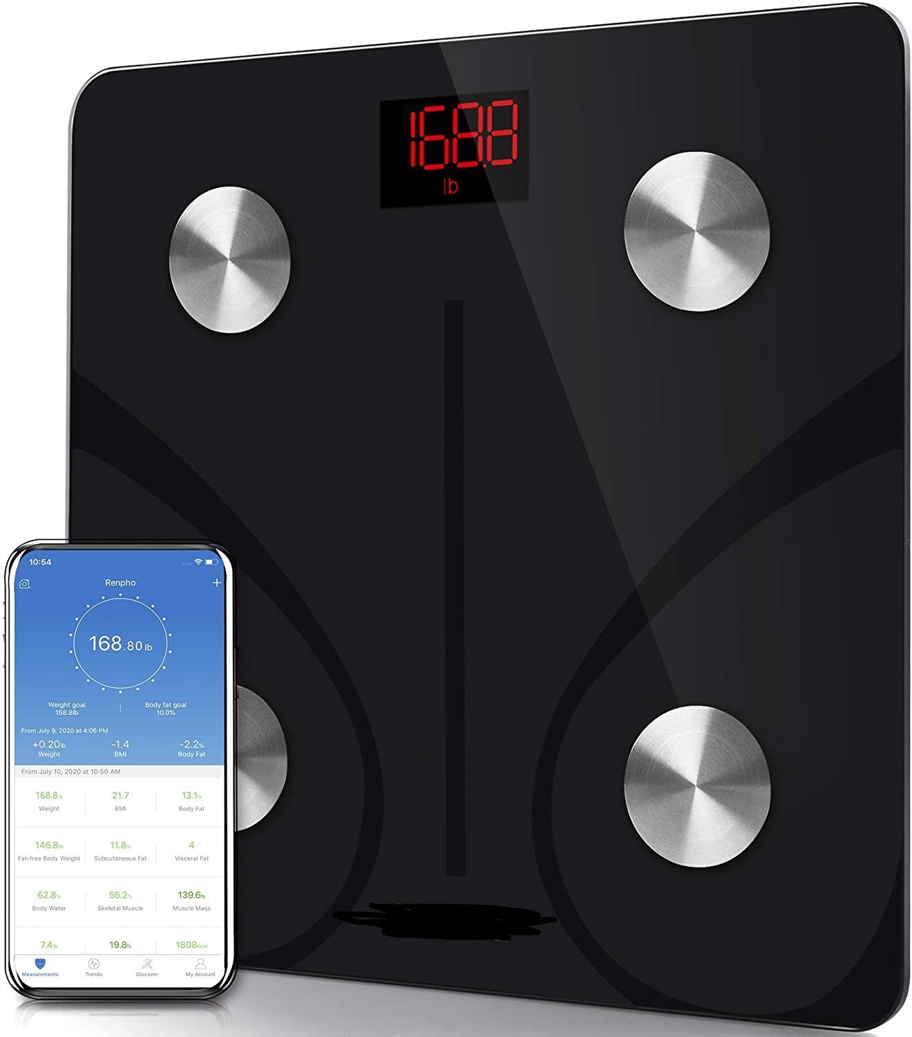 Smart Weight Bluetooth Home Electronic Fat Analysis Body Scale