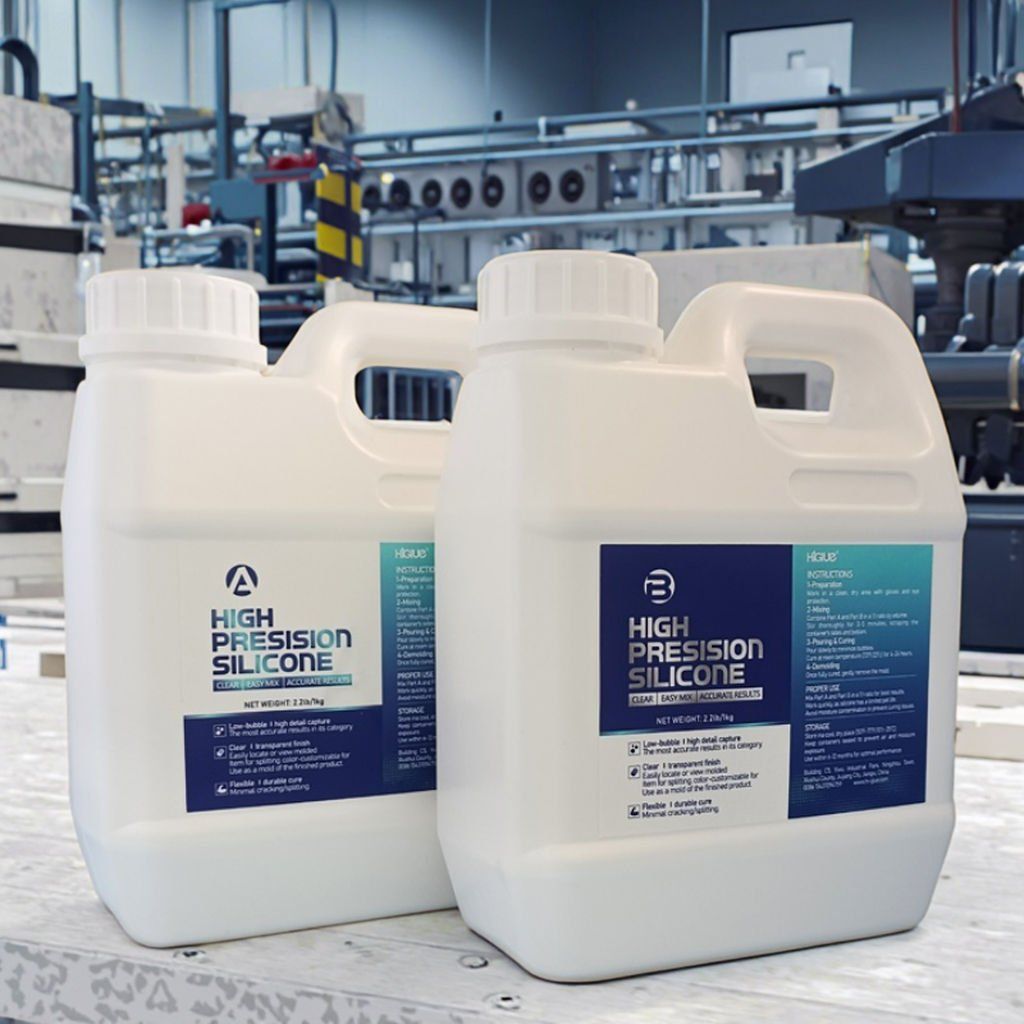 Hot Selling 10: 1 Easy Use Elastic Liquid Ab Glue Silicone Rubber Mold Making Kit 1kg for Molds DIY Make