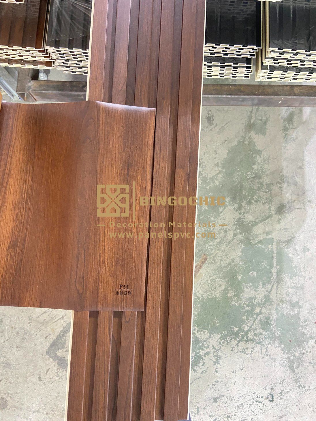 Manufacturer Laminated Hollow WPC Wall Panel 3D Interior Decor Wall Panel