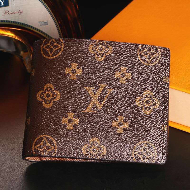 Wholesale New Fashion Brand Luxury Women's Wallet Vintage Wallet Wholesale 1: 1 Replica Genuine Leather Wallet Clutch PU Wallet Unisex