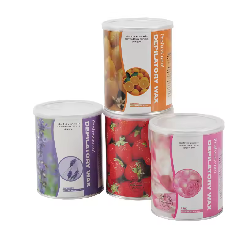 In Stock Depilatory 800g Soft Warm Wax 800g Hot Depilatory Wax Tins Soft Wax For Removal Hair