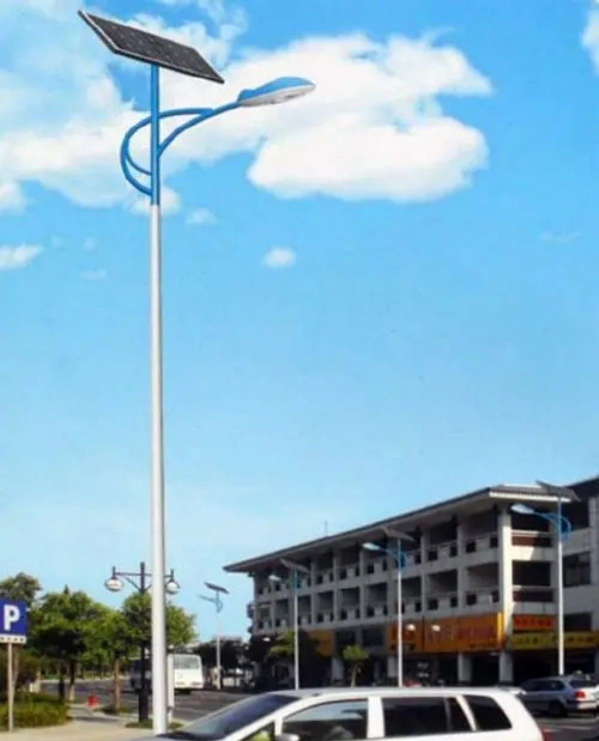 Factory Price High Lumen Outdoor Integrated Solar LED Solar Street Lighting