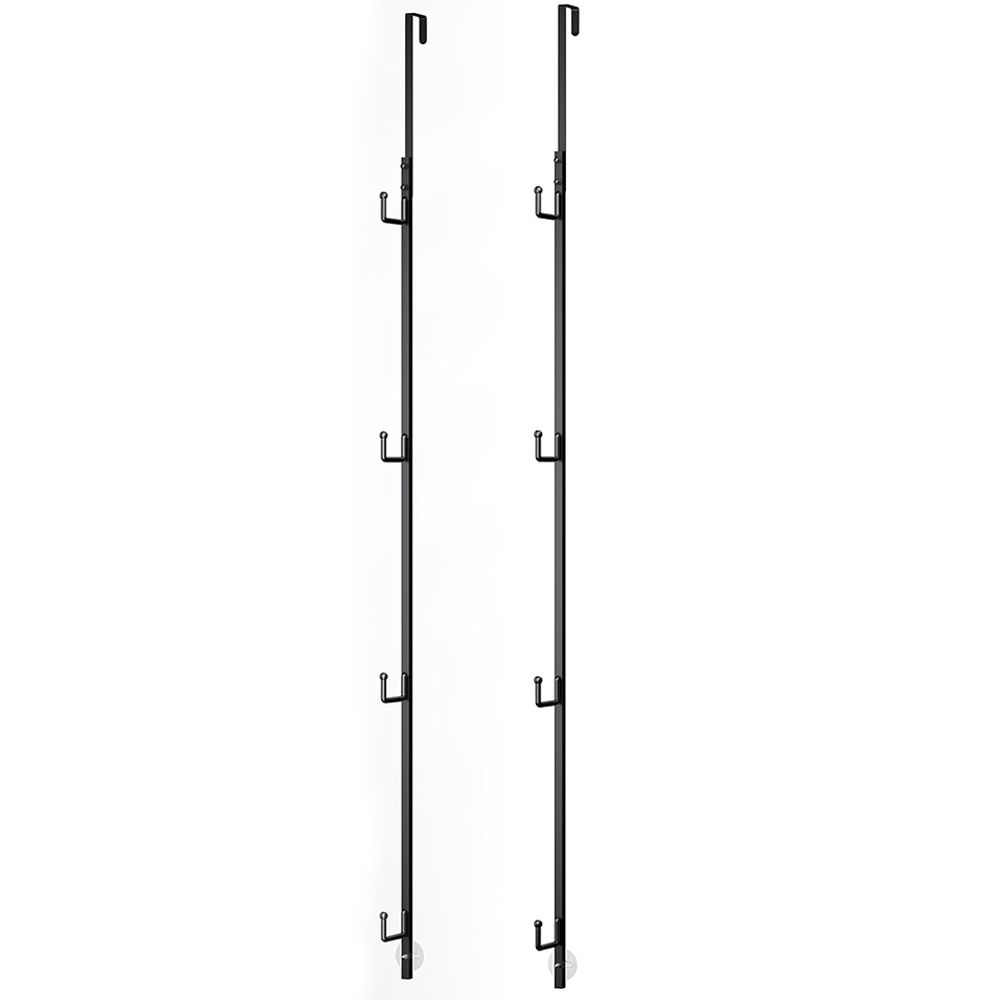 Over Door Cap Rack Metal Hanging Hat Organizer Storage with Hooks