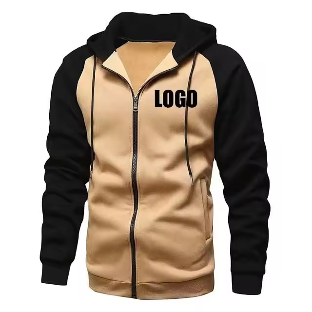Latest Design Embroidery Printed Cheap Price Winter Wear Zip Up Casual Style Men's Clothing Hoodies Sweatshirts For Sale Basics