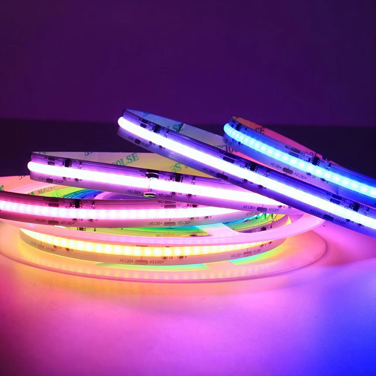 Rgbic Flexible Smart Addressable COB LED Strip Ws2811 Fcob DC12V/24V Stage Lighting