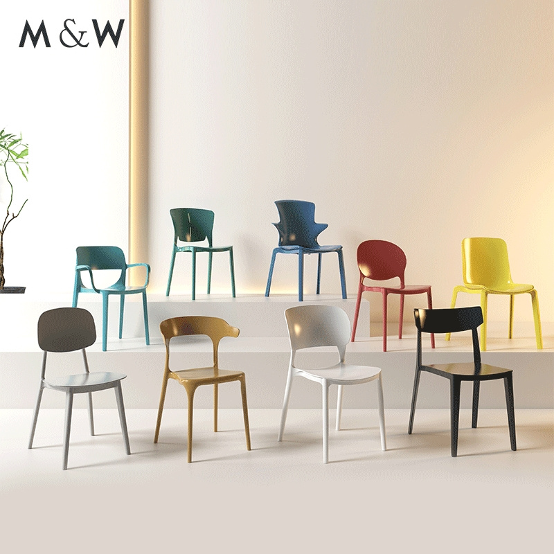 M&W Contemporary Furniture Guest Conference Visitor Training Folding Office Plastic Chair