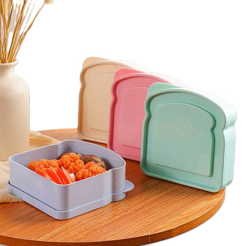 Stylish Eco Friendly Plastic Lunch Box with Lid for Easy Microwave Use