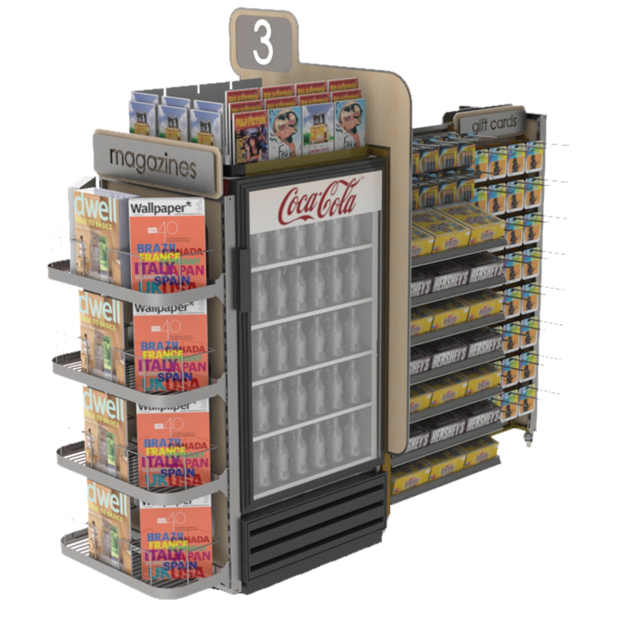 OEM/ODM Floor Metal Retail Store Book Gift Magazine Display Stand Wire Bottle Display Rack Supermarket Shelves Metal Beverage Display Rack Grocery Display Stand