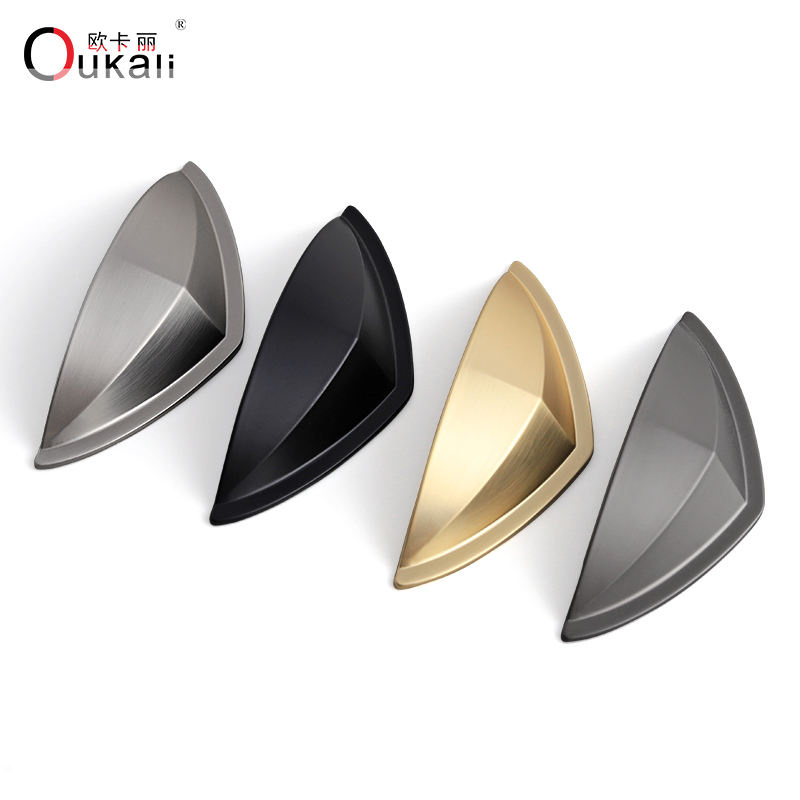 Oukali 2022 New Style Consignment Ready to Ship Wholesale 76 Cc Furniture Drawer Handle Quality Zinc Alloy