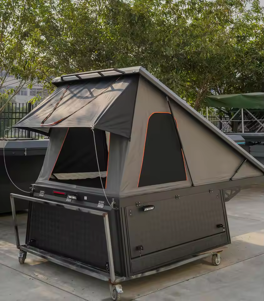 Overland Aluminum Lightweight Truck Camper Pickup Canopy Tent Stocks Available For F150 5.5ft&tacoma 5ft&tacoma 6ft