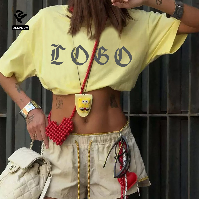 Womens Oversized T Shirts Loose Fit Crewneck Short Sleeve Tops Y2K Tee