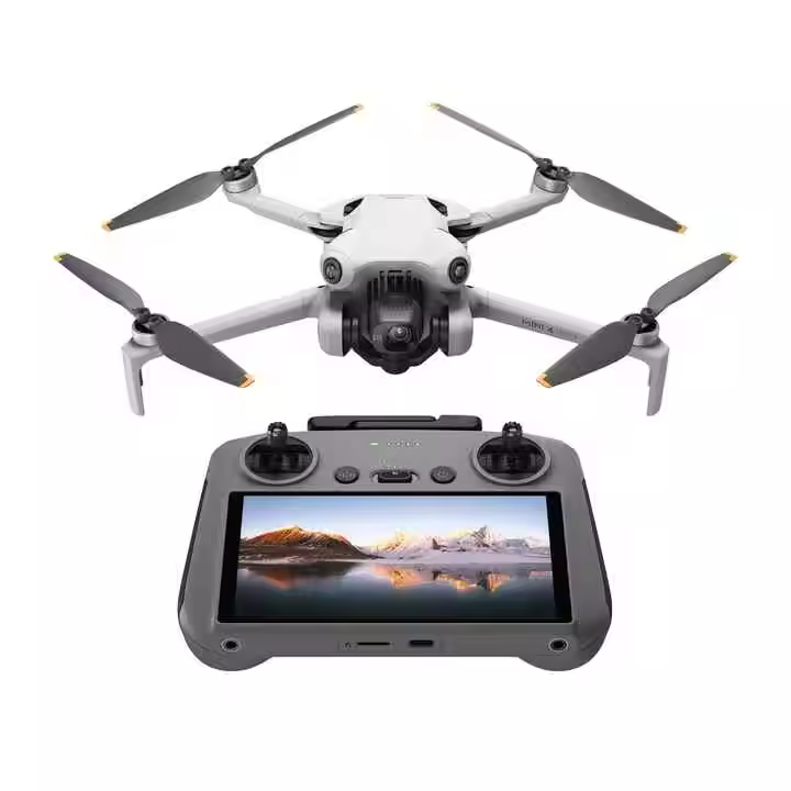 Original For Dji Mini 4 Pro Fly More Combo Dj I Rc 2 Drone With 3pcs Batteries & Two-way Charging Hub & Rc 2 Remote Controller