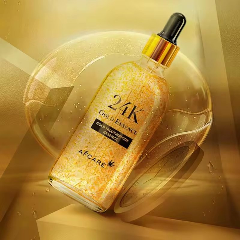 Free Moisturizer Nourishing and Vitamin C 24K Gold Whiterning Serum Korean