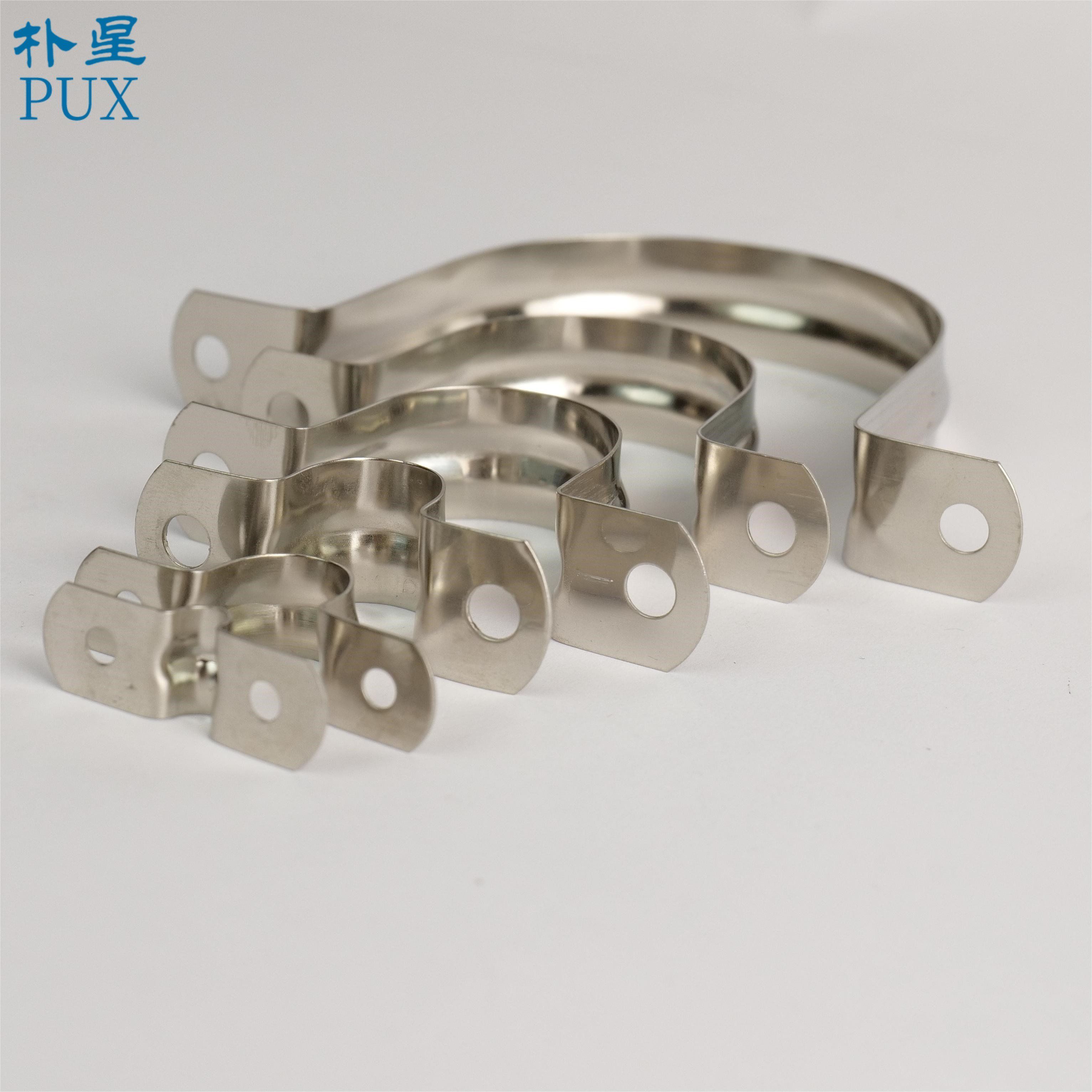 Top Quality Galvanized U-Shaped Pipe Fitting Cable Saddle Clamp