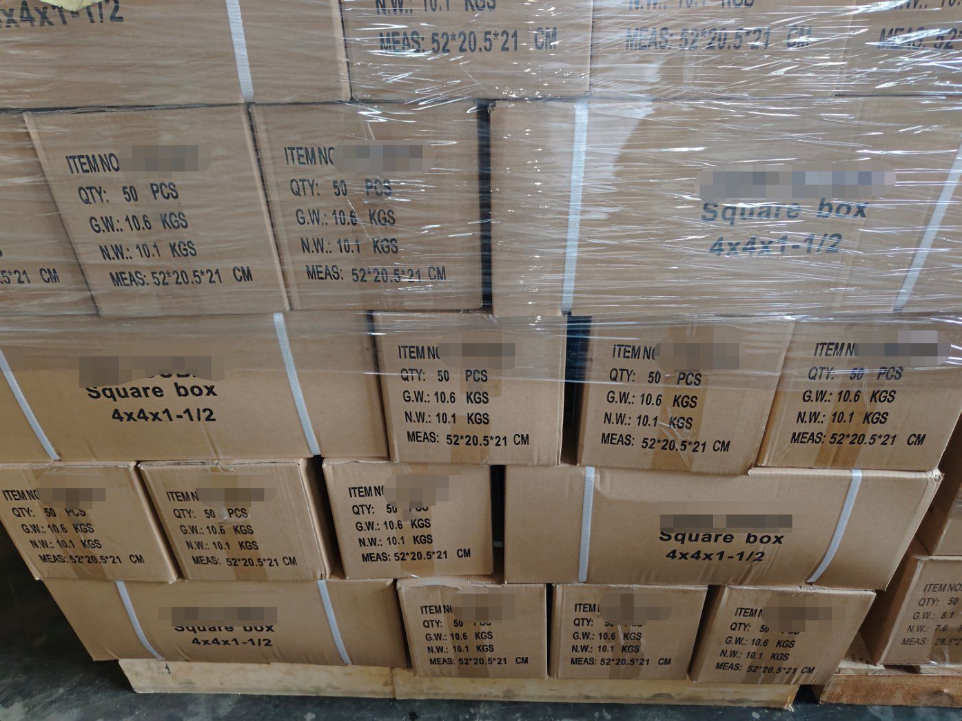 BS4568/En61386 4 Way Box Twin H Through Conduit Boxes 20mm